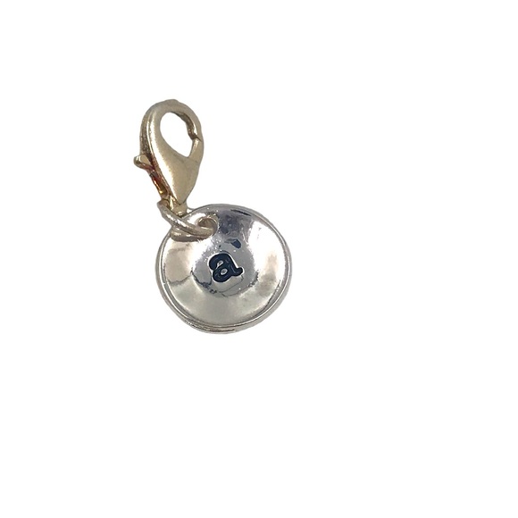 b*charmed Stamped Circle Letter “a” Charm/Pendant necklace - Picture 2 of 6